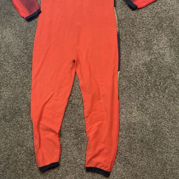 MARVEL Adult Deadpool Hooded 1 Piece Union Suit Pajamas Costume Cosplay Size M - Picture 10 of 14